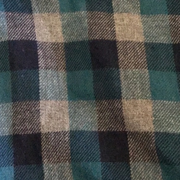 VANS blue check slim fit button front shirt small - Picture 7 of 7